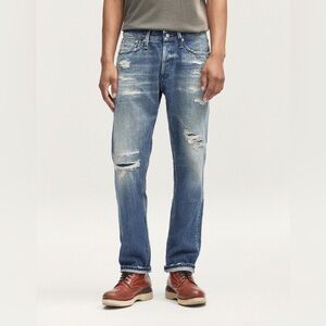 Cone Denim Selvedge Jeans 100% Cotton Made for Levi’s | 30” Inseam